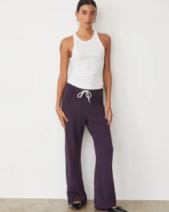 MONROW Supersoft Straight Leg Vintage Sweat MIDNIGHTPLUM Outlet